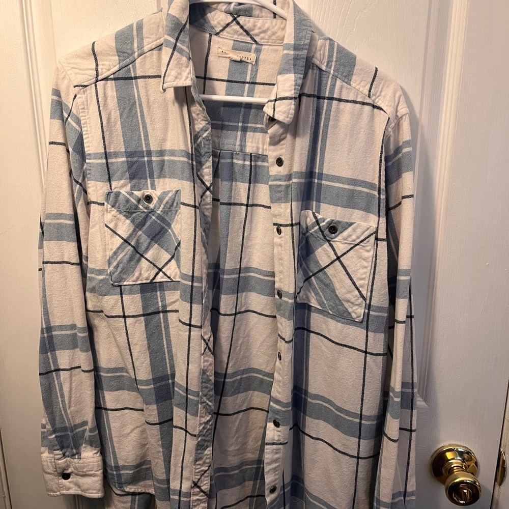 Blue flannel